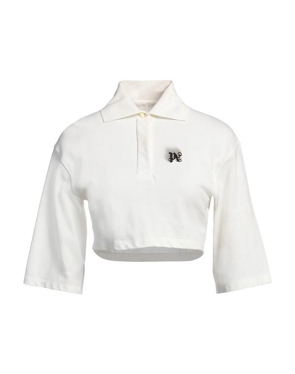 パーム・エンジェルス レディース トップス ポロシャツ PALM ANGELS White ホワイト