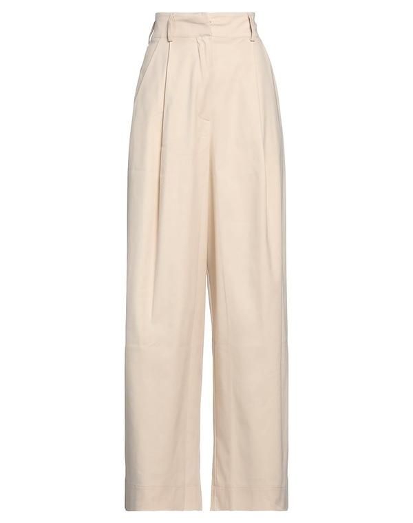 ダニエル フィエゾリ レディース ボトムス カジュアルパンツ ワイドパンツ DANIELE FIESOLI Off White オフホワイト
