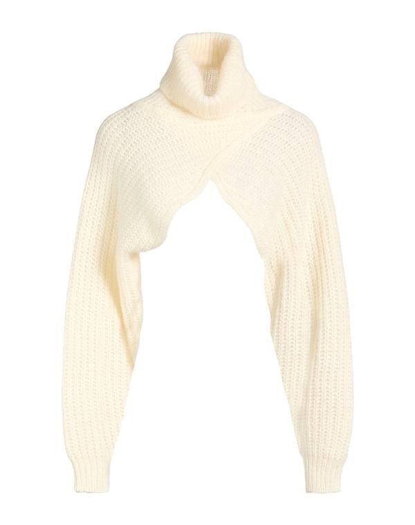 ツインセット レディース アウター ニット・セータートルネック TWINSET Ivory アイボリー