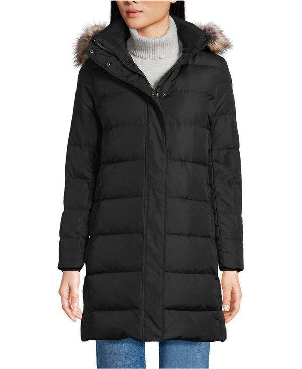 ランズエンド レディース アウター ジャケット・ブルゾン プチ コート ダウン Lands End Womens Petite Max 600 Down Puffer Coat Black ブラック 76,800円