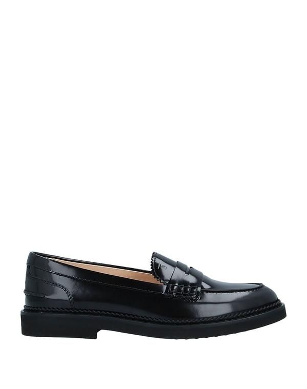 トッズ レディース シューズ スリッポン・ローファー モカシン TODS Black ブラック