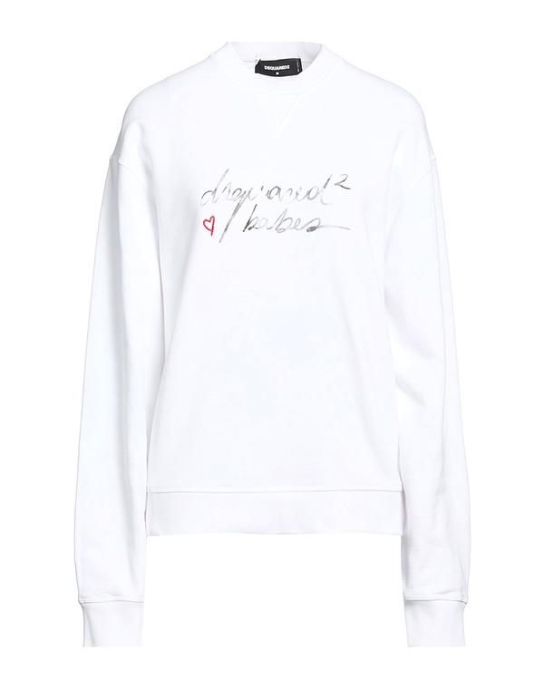 ディースクエアード レディース アウター パーカー・スウェット DSQUARED2 White ホワイト