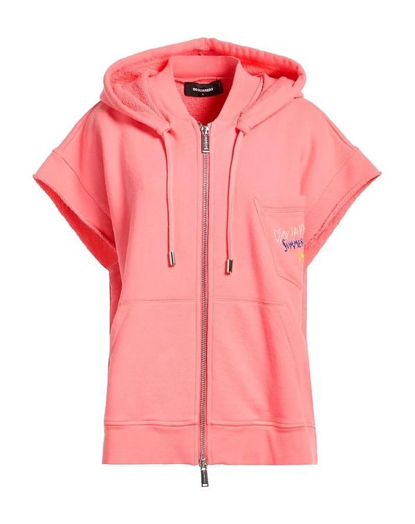 ディースクエアード レディース アウター パーカー・スウェット DSQUARED2 Salmon Pink ピンク