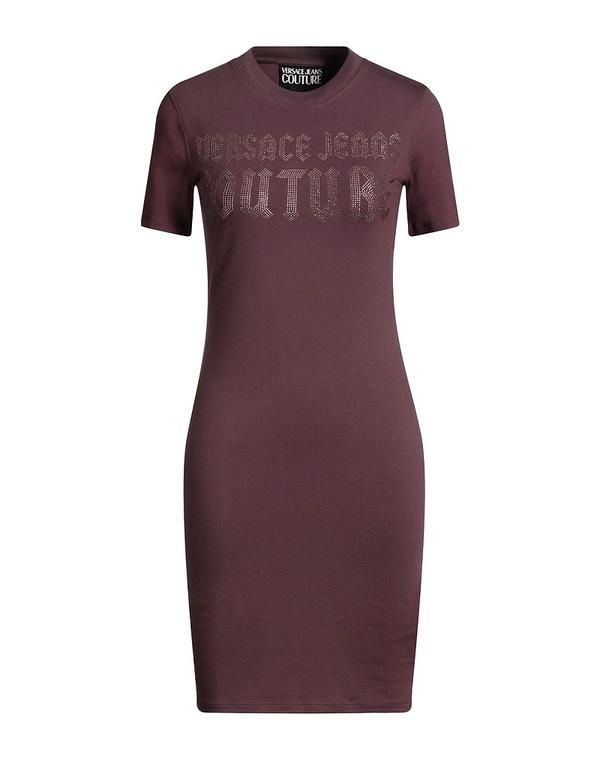 ヴェルサーチ レディース トップス ワンピース サマードレス VERSACE JEANS COUTURE Dark Purple パープル