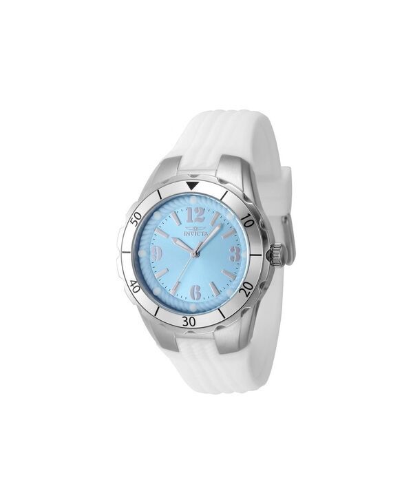 インビクタ レディース アクセサリー 腕時計 Invicta Womens Angel Quartz PC21 Dial Watch White ホワイト