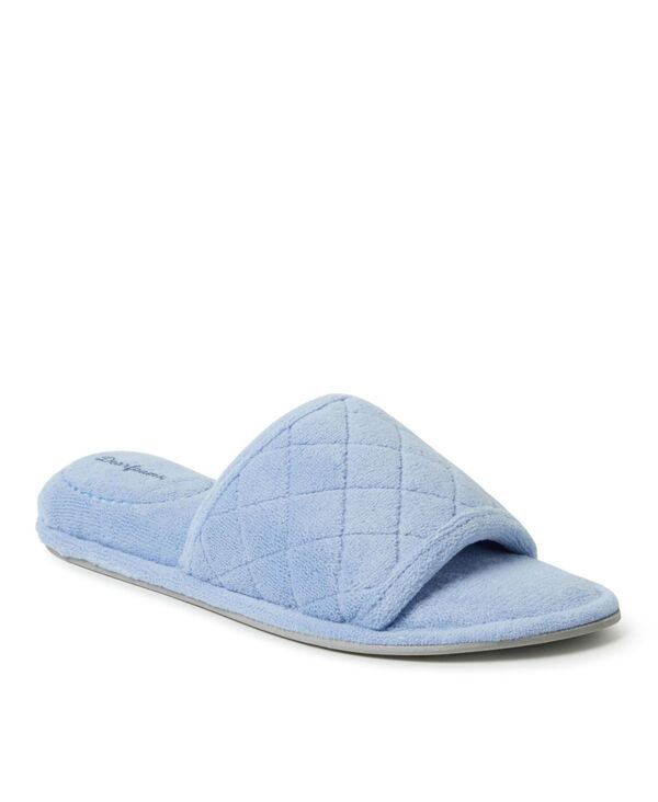 ディアフォームズ レディース シューズ サンダル キルティング パイル Dearfoams Womens Beatrice Quilted Microfiber Terry Slide Slipper Iceberg ディアフォームズ レディース シューズ サンダル キルティング パイル Dearfoams Womens Beatrice Quilted Microfiber Terry Slide Slipper Iceberg