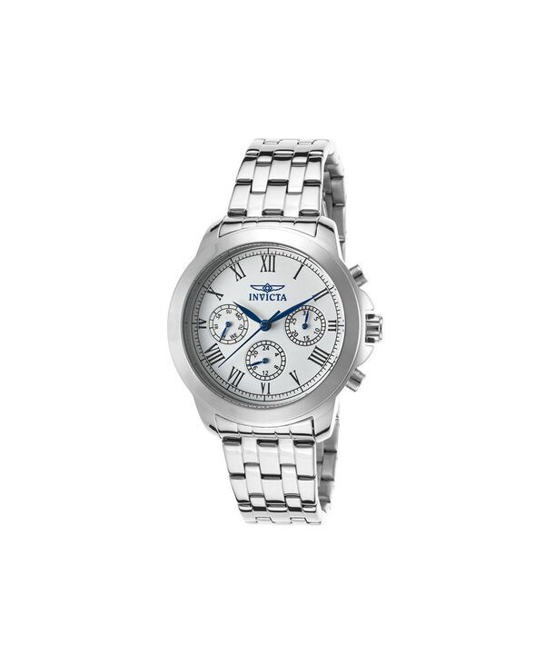 インビクタ レディース アクセサリー 腕時計 Invicta Womens 21653 Specialty Quartz Chronograph Silver Dial Watch Stainlessteel シルバー