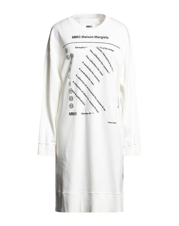 マルタンマルジェラ レディース トップス ワンピース MM6 MAISON MARGIELA White ホワイト