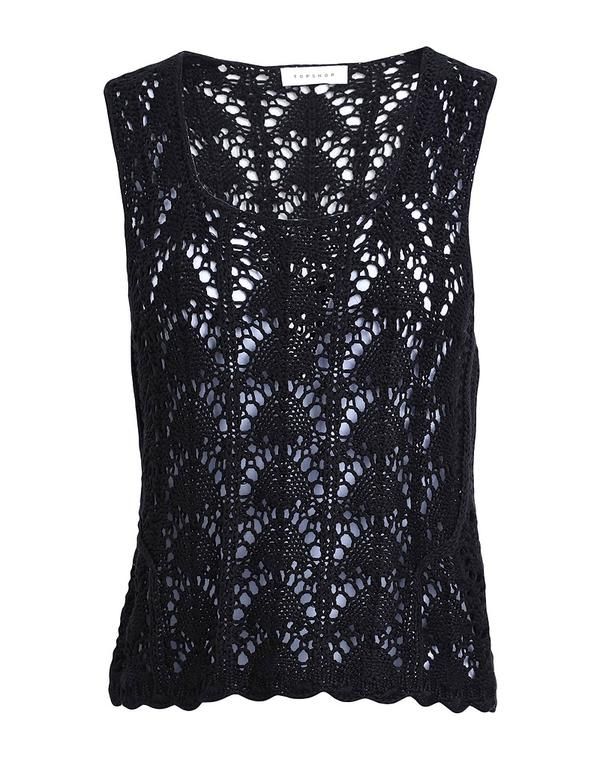 トップショップ レディース トップス シャツ TOPSHOP Black ブラック