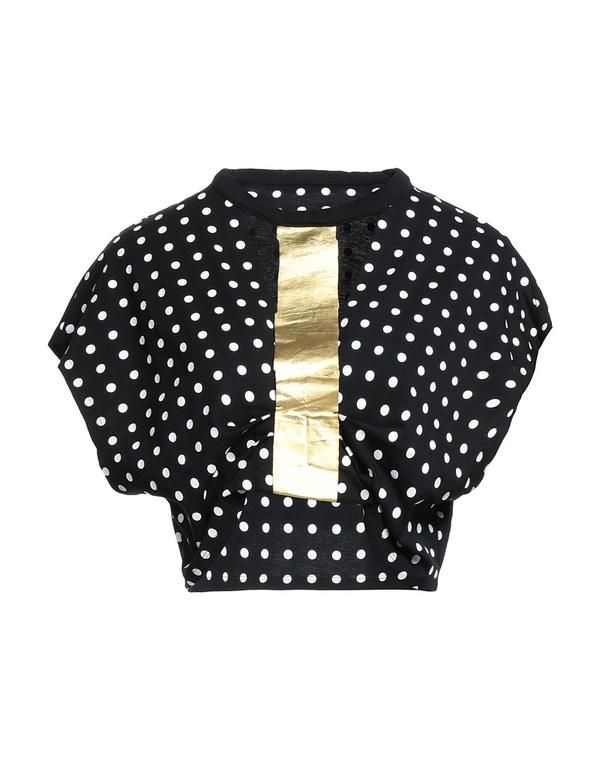 バルマン レディース トップス Tシャツ BALMAIN Black ブラック
