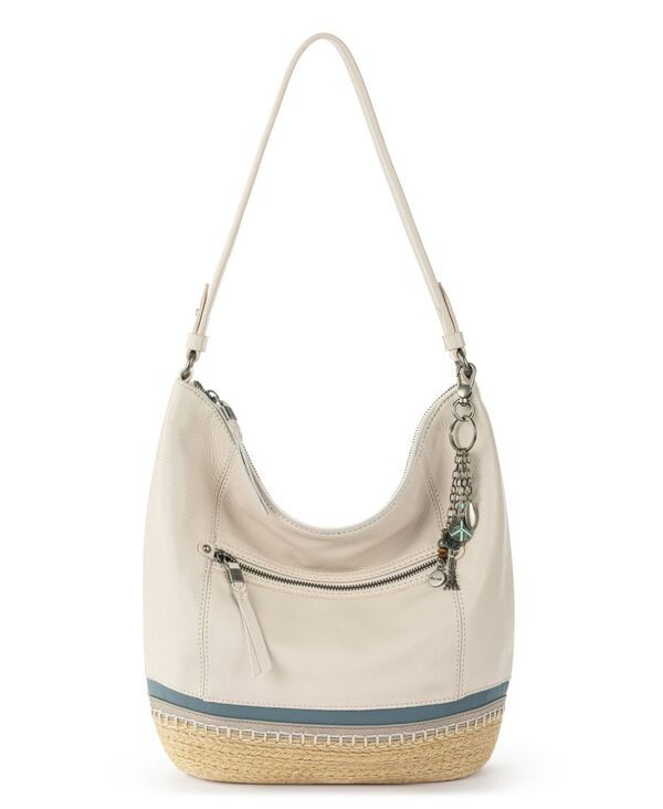 ザサック レディース バッグ レザー The Sak Womensequoia Leather Large Hobo Bag Coastal Block Espadrille