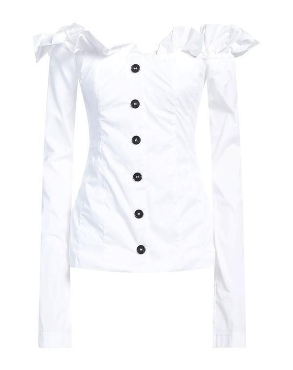 フィロソフィーデロレンゾセラフィーニ レディース トップス シャツ PHILOSOPHY di LORENZO SERAFINI White ホワイト