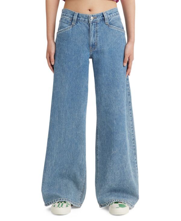 リーバイス レディース ボトムス デニムパンツ ジーンズ Levis Womens 94 Baggy WideLeg RelaxedFit Denim Jeans Take Chances デニム