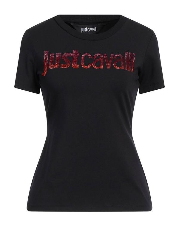 ジャストカバリ レディース トップス Tシャツ JUST CAVALLI Black ブラック