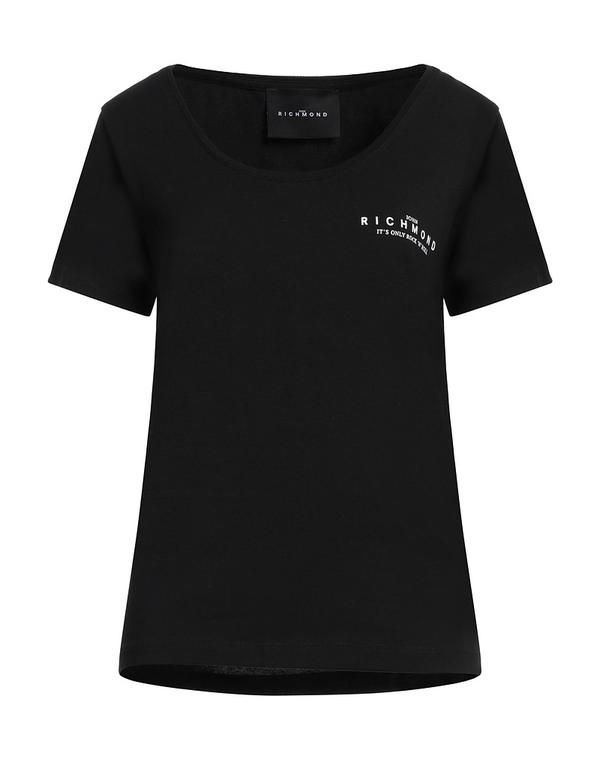 ジョン リッチモンド レディース トップス Tシャツ JOHN RICHMOND Black ブラック