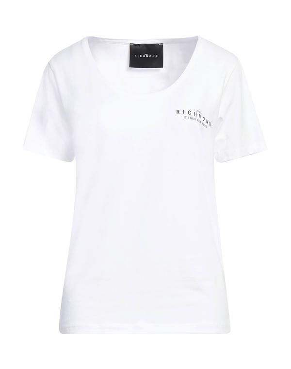 ジョン リッチモンド レディース トップス Tシャツ JOHN RICHMOND White ホワイト