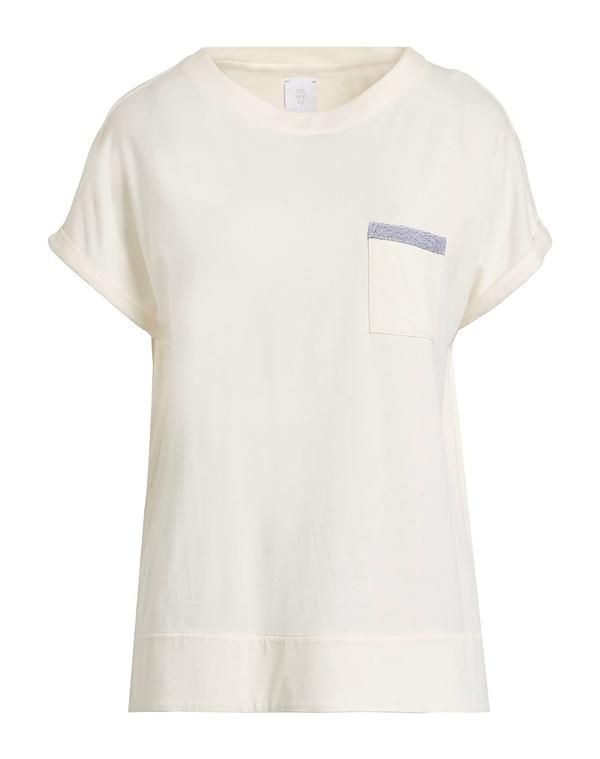 イレブンティ レディース トップス Tシャツ ELEVENTY White ホワイト