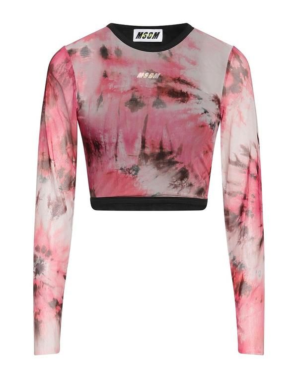 エムエスジイエム レディース トップス Tシャツ MSGM Pink ピンク
