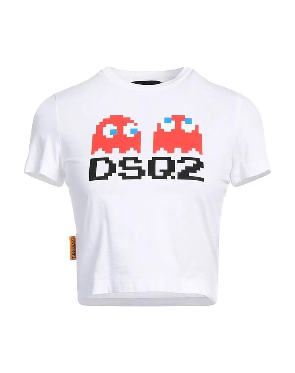 ディースクエアード レディース トップス Tシャツ DSQUARED2 White ホワイト