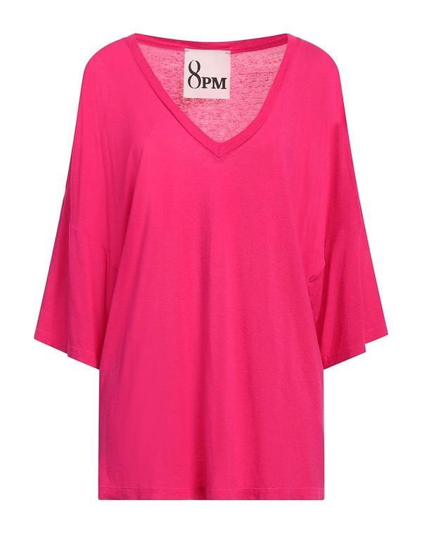エイト・ピーエム レディース トップス Tシャツ 8PM Fuchsia フューシャ