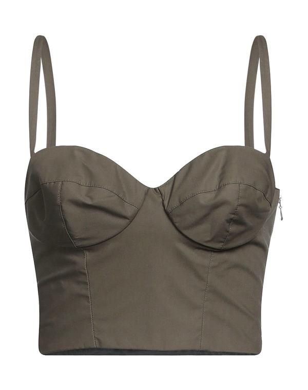 パロッシュ レディース トップス シャツ PAROSH Military Green グリーン