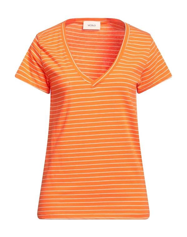 ヴィコロ レディース トップス Tシャツ VICOLOrange オレンジ
