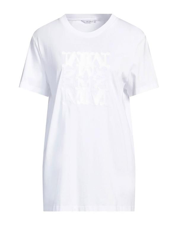 マックスマーラ レディース トップス Tシャツ MAX MARA White ホワイト