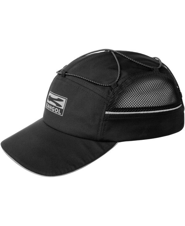 カンゴール メンズ アクセサリー 帽子 キャップ Kangol Mens Reflective Speed 5Panel Baseball Cap Black ブラック