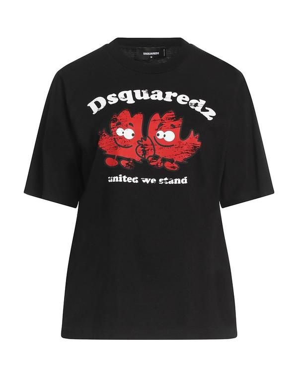 ディースクエアード レディース トップス Tシャツ DSQUARED2 Black ブラック