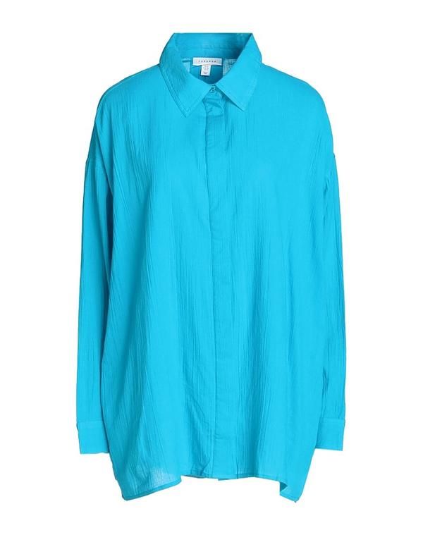 トップショップ レディース トップス シャツ TOPSHOP Turquoise Blue ブルー