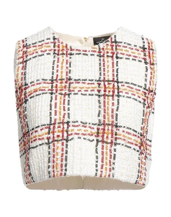 エリザベッタフランキ レディース トップス シャツ ELISABETTA FRANCHI White ホワイト