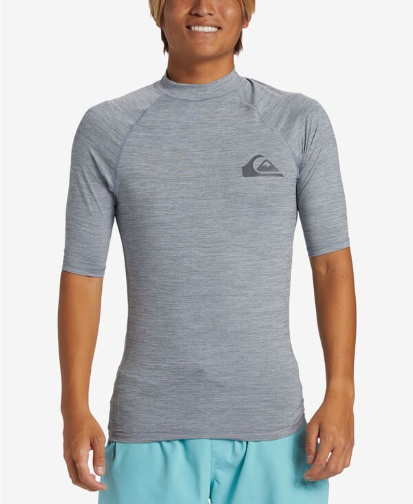 クイックシルバー メンズ トップス Tシャツ Quiksilver Mens UPF 50 Lycra Short Sleeve Tshirt Quarry Heather ヘザー
