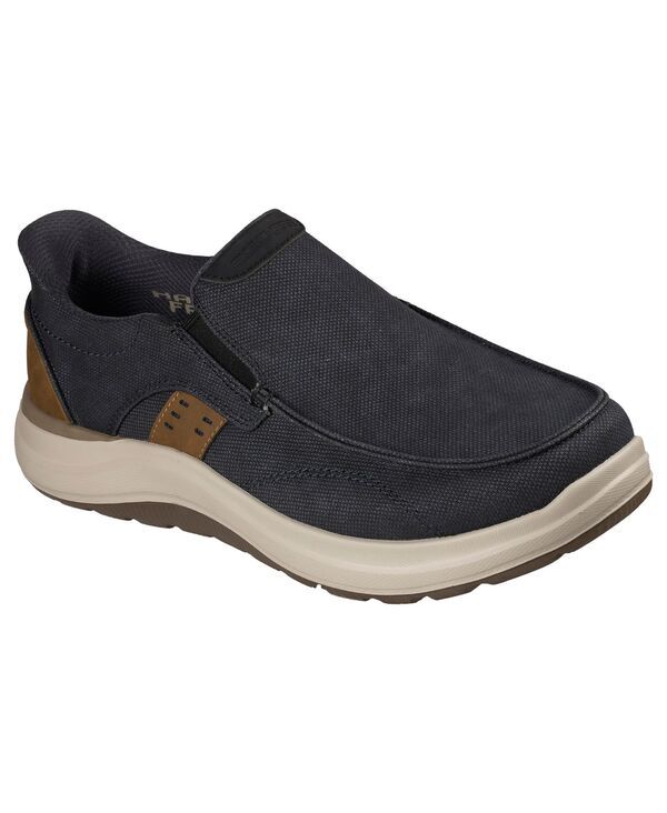 スケッチャーズ メンズ シューズ スニーカー リラックスフィット Skechers MenslipIns Relaxed Fit Altman Murdock Casual Sneakers from Finish Line Dark Navy ネイビー 15,106円