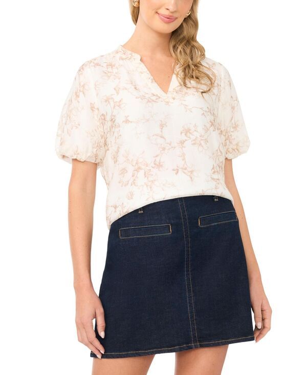 ヴィンスカムート レディース トップス シャツ 半袖 Vince Camuto WomenshortSleeve Top Camel キャメル