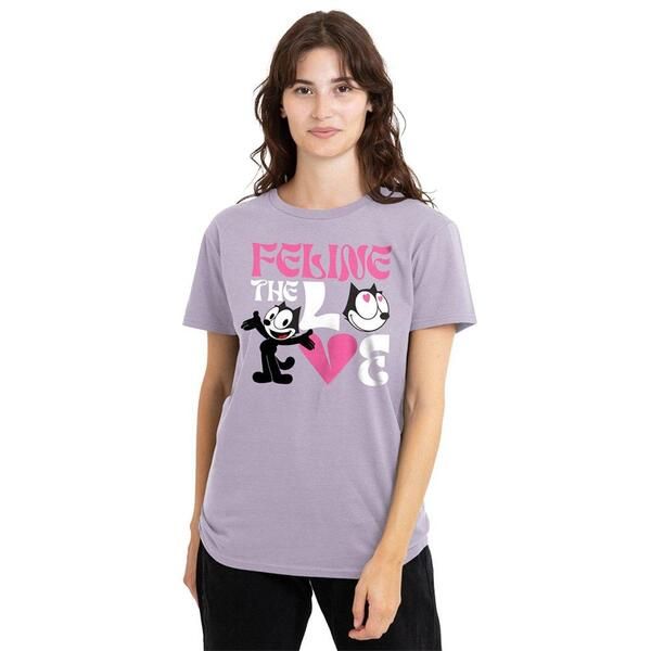 ユニバーサル レディース トップス Tシャツ Universal Felix The Cat Feline The Love TShirt Soft Lavender ラベンダー