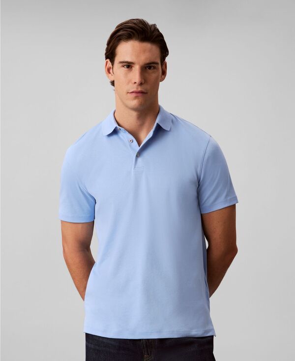 カルバンクライン メンズ トップス ポロシャツ 半袖 Calvin Klein MenshortSleeve Supima Polo Shirt Placid Blue ブルー