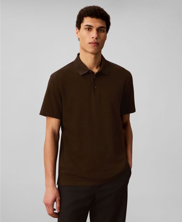 カルバンクライン メンズ トップス ポロシャツ 半袖 Calvin Klein MenshortSleeve Supima Polo Shirt Dark Coffee コーヒー