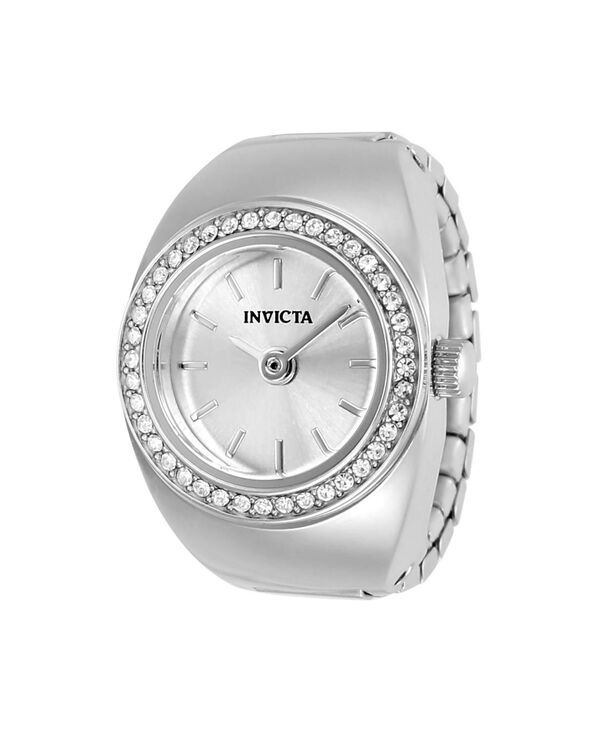 インビクタ レディース アクセサリー 腕時計 ミニ Invicta Womens 48943 Mini Quartz 2 Handial Ring Watch Silver シルバー