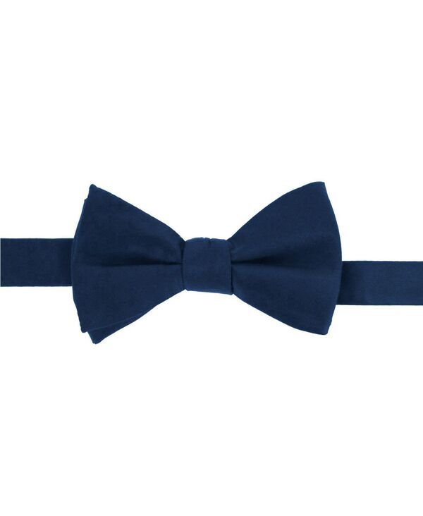トラファルガー メンズ アクセサリー ネクタイ シルク Trafalgar Mensutton Solid Color Silk Bow Tie Navy ネイビー