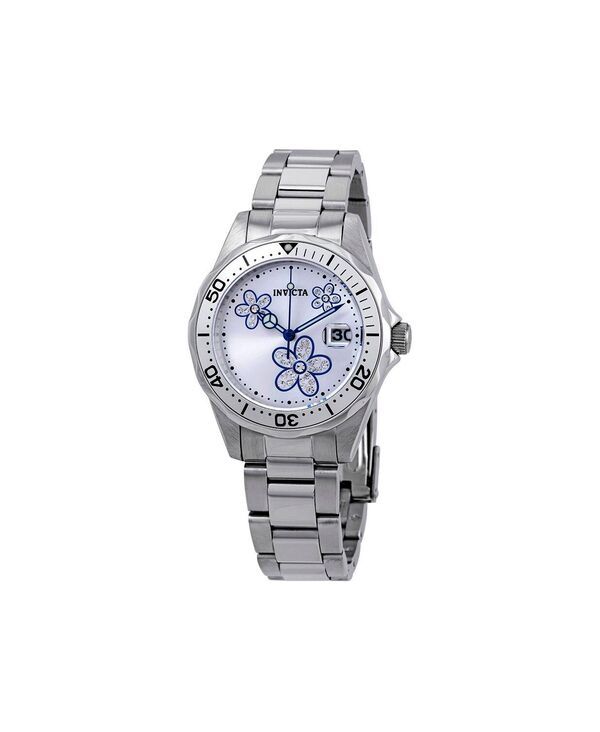 インビクタ レディース アクセサリー 腕時計 トール Invicta Womens 12834 Angel Quartz 3 Hand Metallic Dial Watch Stainlessteel メタリック