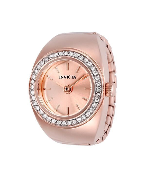 インビクタ レディース アクセサリー 腕時計 ミニ Invicta Womens 48945 Mini Ring Watch Quartz 2 Hand Rose Goldial Watch Rosegold ゴールド