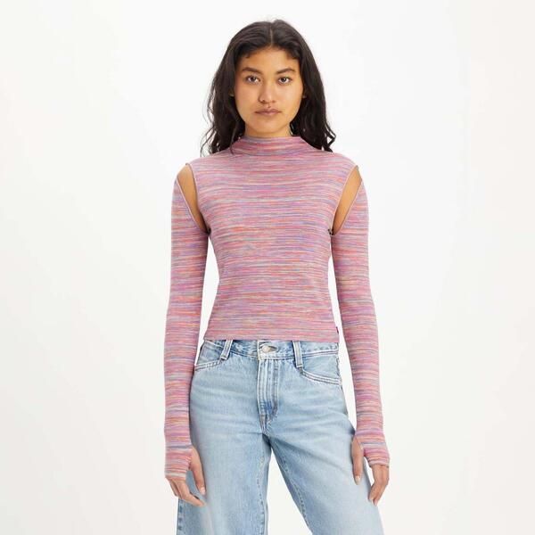 リーバイス レディース アウター ニット・セーター Levis Womens Jupiter Cable Knit Jumper Pink ピンク