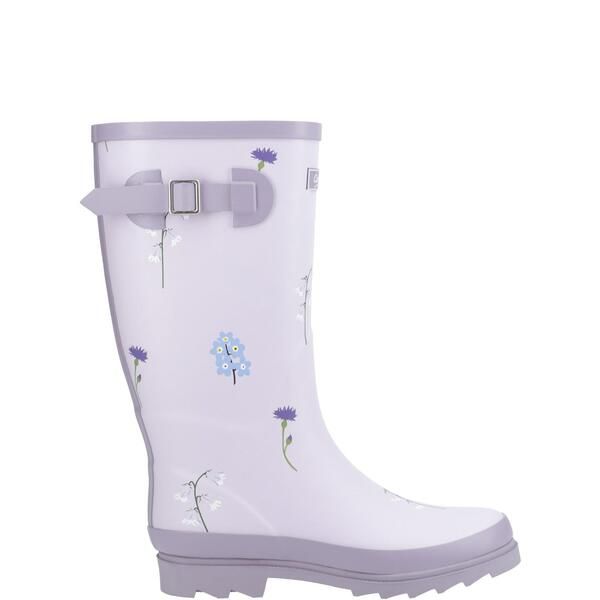 コッツウォルズ レディース シューズ ブーツ・レインブーツ トール Cotswold Wildflower Tall Wellingtons Lilac ライラック