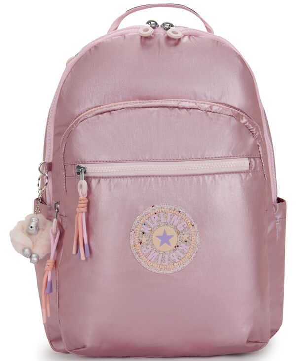 キプリング レディース バッグ バックパック・リュックサック Kipling Seoul Go Medium Backpack Bronze Pink ピンク