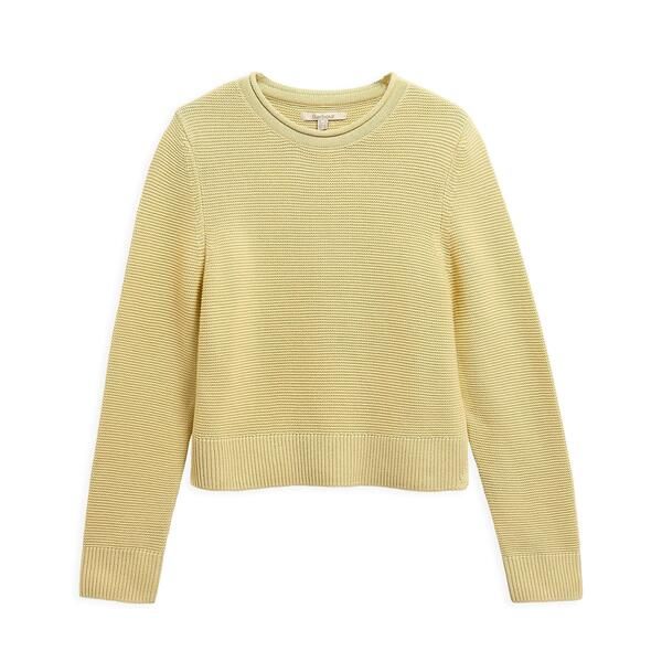 バブアー レディース アウター ニット・セーター クルーネック Barbour Womens Crew Neck Jumper Soured Citrus