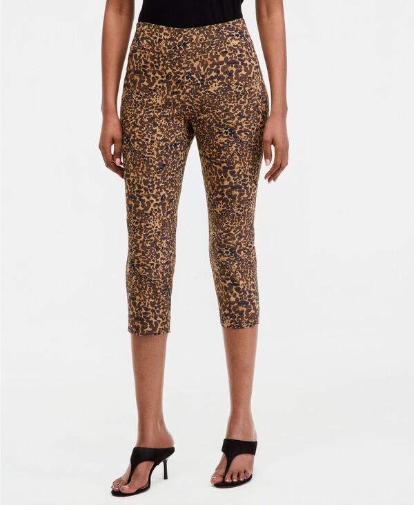 アイエヌシー インターナショナル コンセプト レディース ボトムス カジュアルパンツ プリント キャップ INC International Concepts Womens Printed PullOn Capri Pants Macys Exclusive