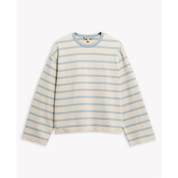 バブアー レディース アウター パーカー・スウェット シャツ Barbour Womens Crew Sweatshirt EcruCelestial エクリュ