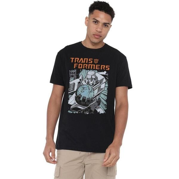トランスフォーマーズ メンズ トップス Tシャツ Transformers Megatron Planet Mens TShirt Black ブラック 8,736円