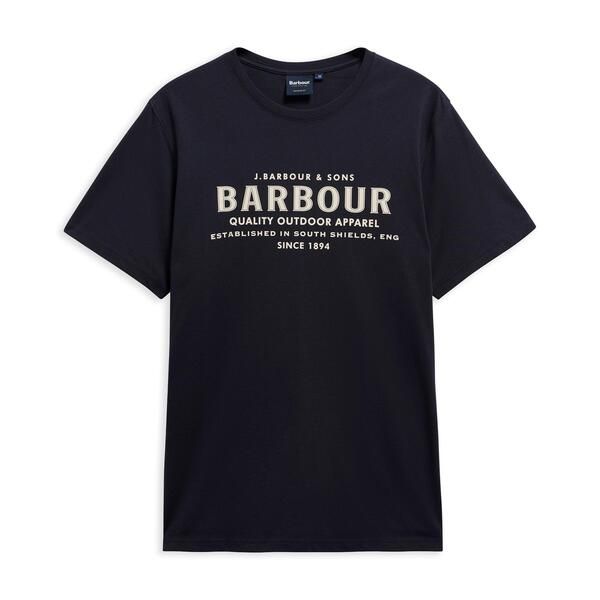 バブアー メンズ トップス Tシャツ Barbour Mens TShirt Dark Navy NY74 ネイビー