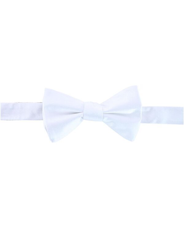 トラファルガー メンズ アクセサリー ネクタイ シルク Trafalgar Mensutton Solid Color Silk Bow Tie White ホワイト